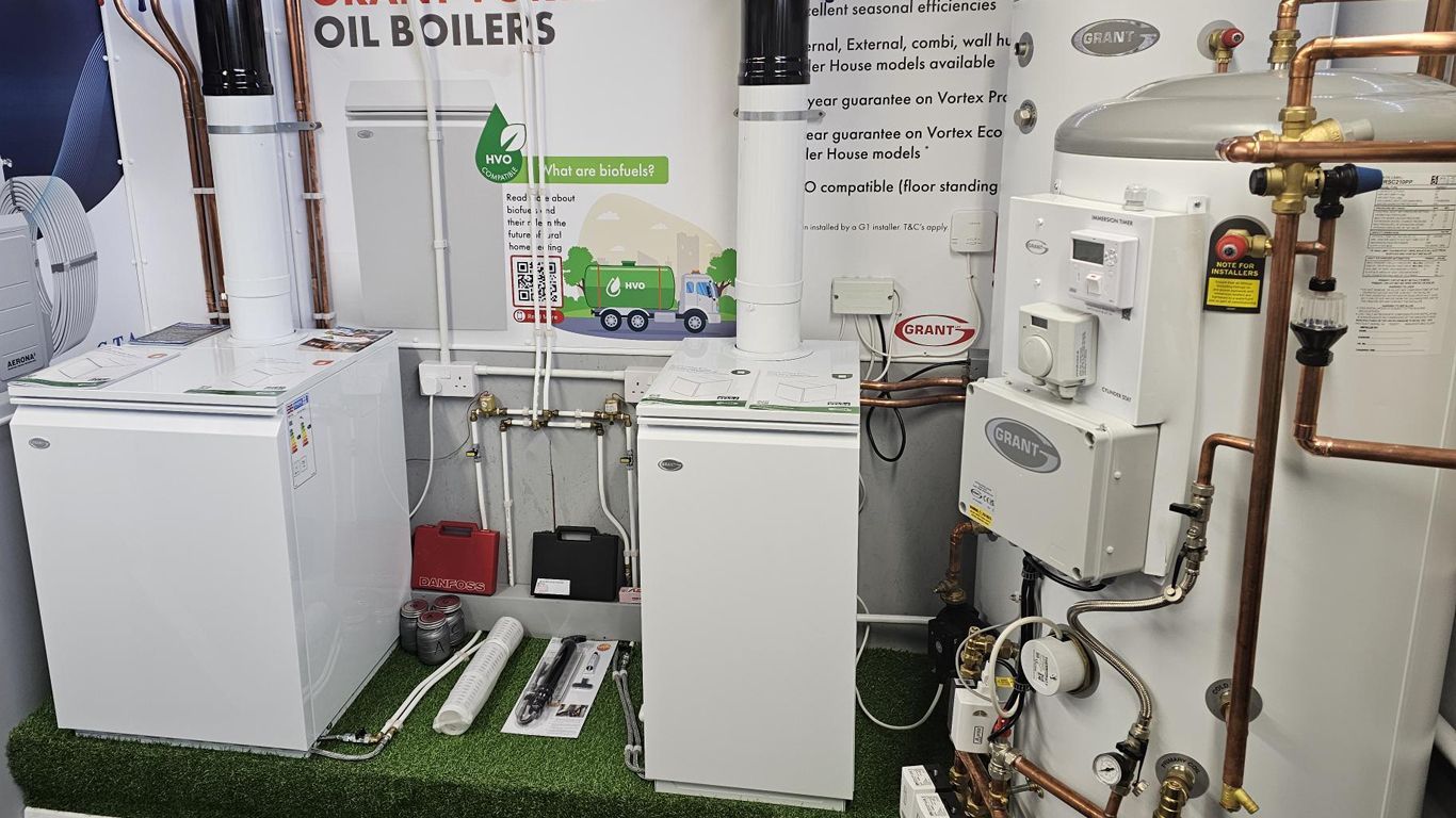 Oil boiler training centre at Gas Training & Assessment in Basildon