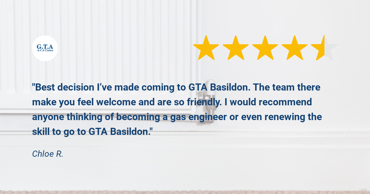 A review of a gas engineer from chloe k.