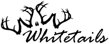 Logo featuring deer antlers above the word "Whitetails" in a cursive font.