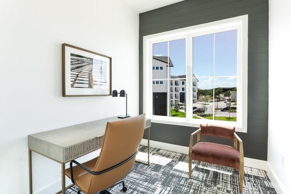 Private Workspace at The Bennett, which offers apartments for rent in South Austin, TX.