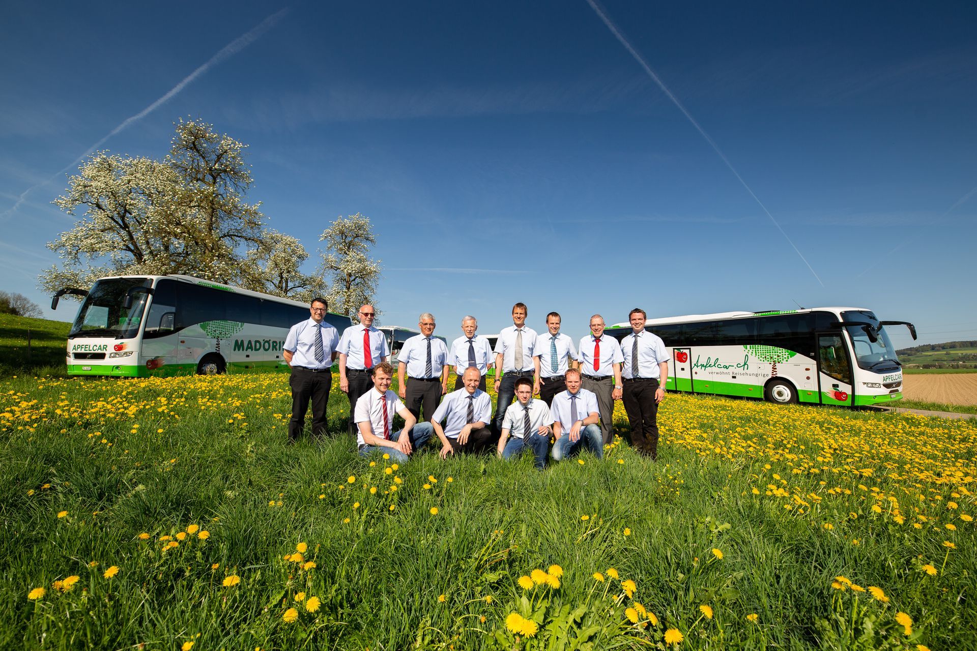 Teamfoto Apfelcar
