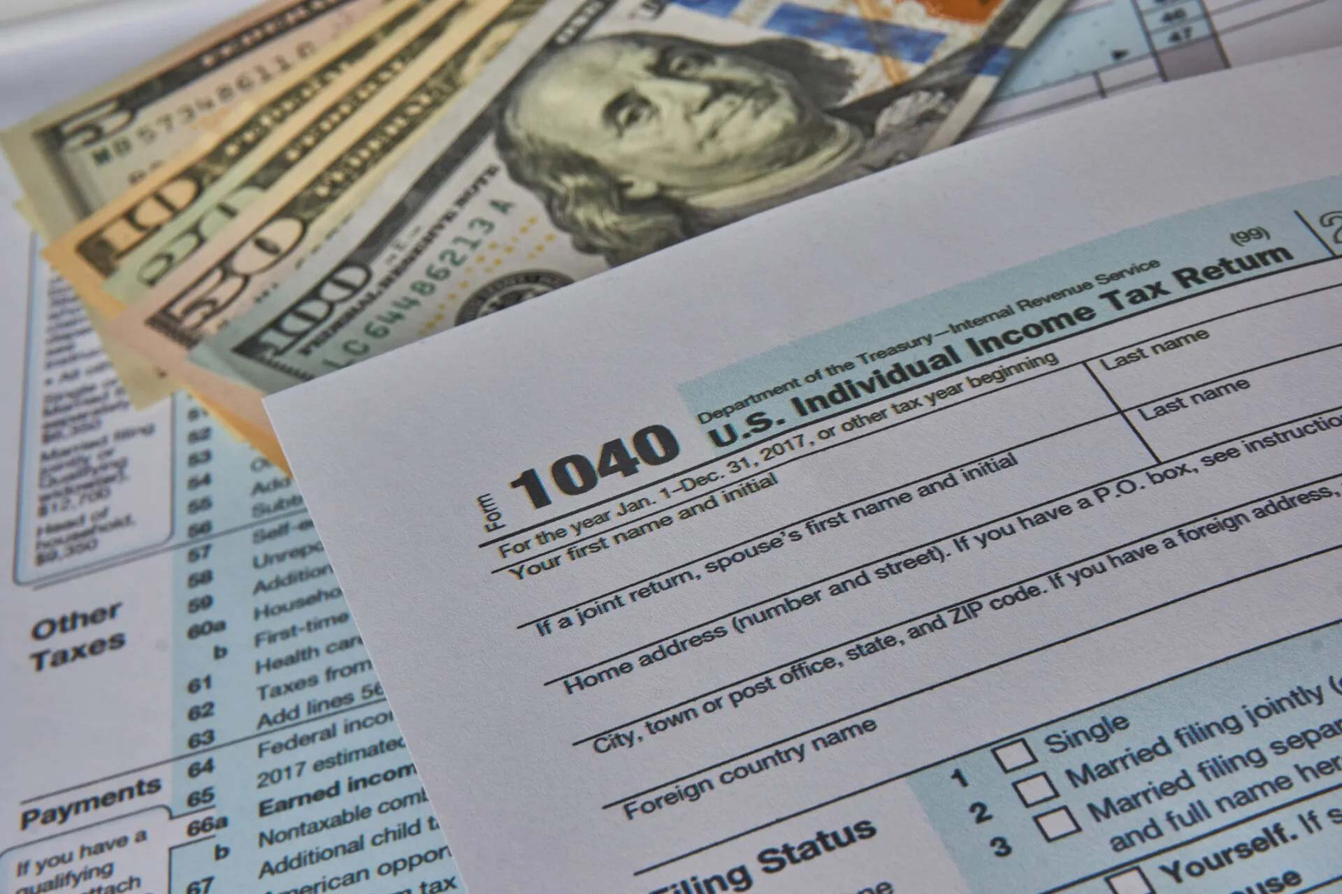 U.S. Individual Income Tax Return Document — Wilmington, NC — Accounting By Jerry