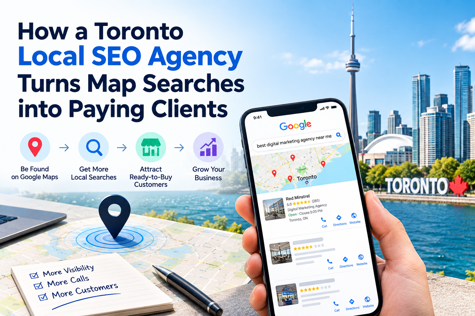 How a Toronto Local SEO Agency Turns Map Searches into Paying Clients