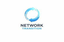 Blue circular logo with the text “NETWORK TRANSITION” on a white background
