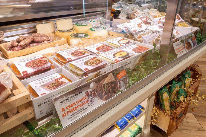 Interno di una panetteria