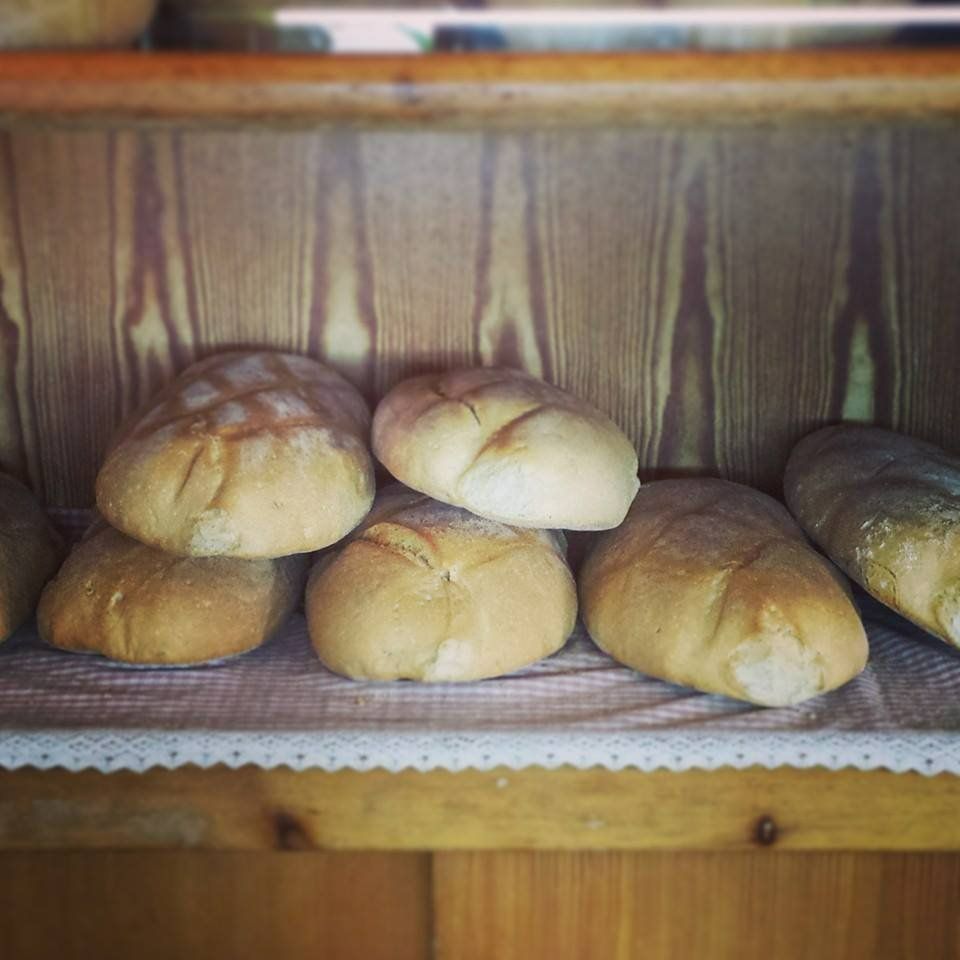 Pane fresco di un panificio