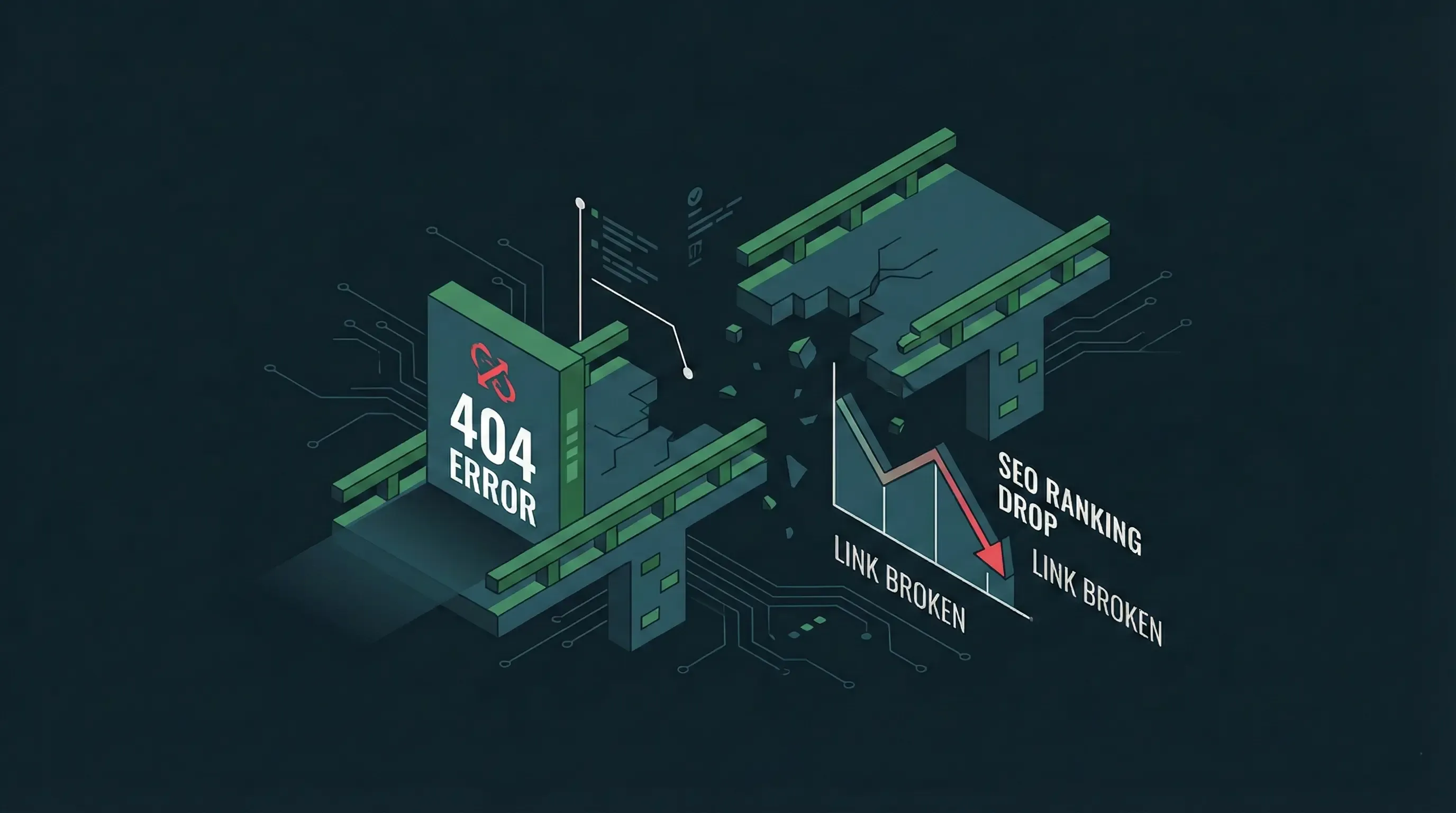SEO Ranking Drop Risk Analysis Chart