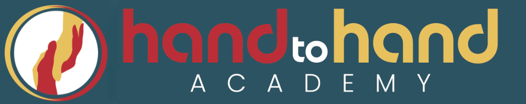 Hand To Hand Academy Logo. This website was designed and created by Morgan Hain and Tom Davis