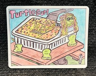 Turtle Gurl Magnet: Mac n Cheese