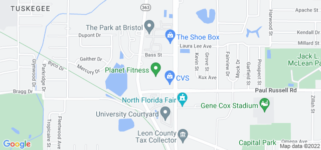 Map of business location