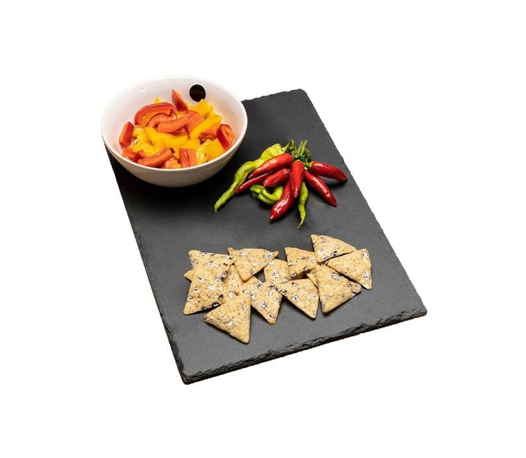 Mais- und Hülsenfrüchtesnacks, Paprika und Chilischoten