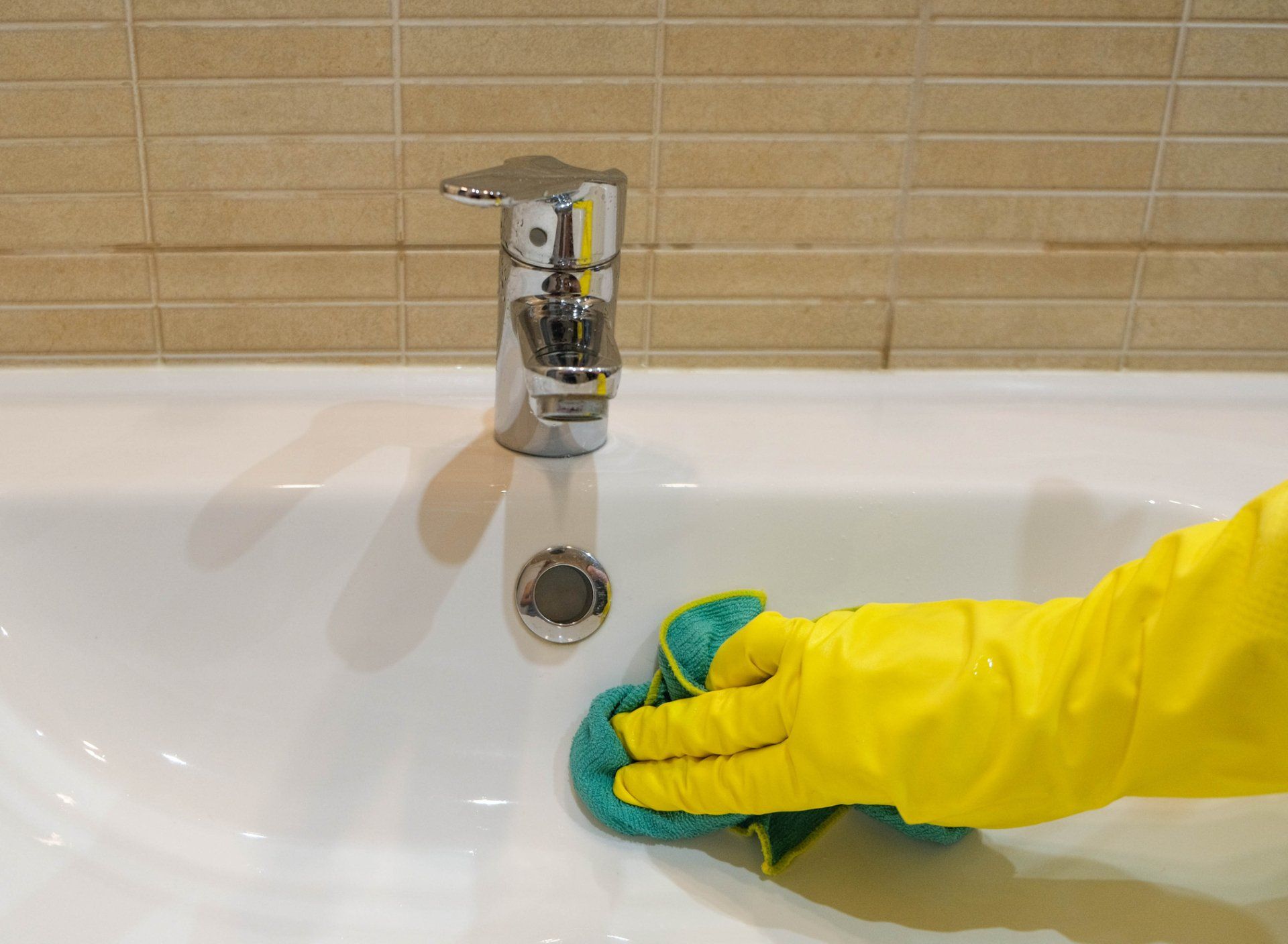 Bathroom Sink Cleaning