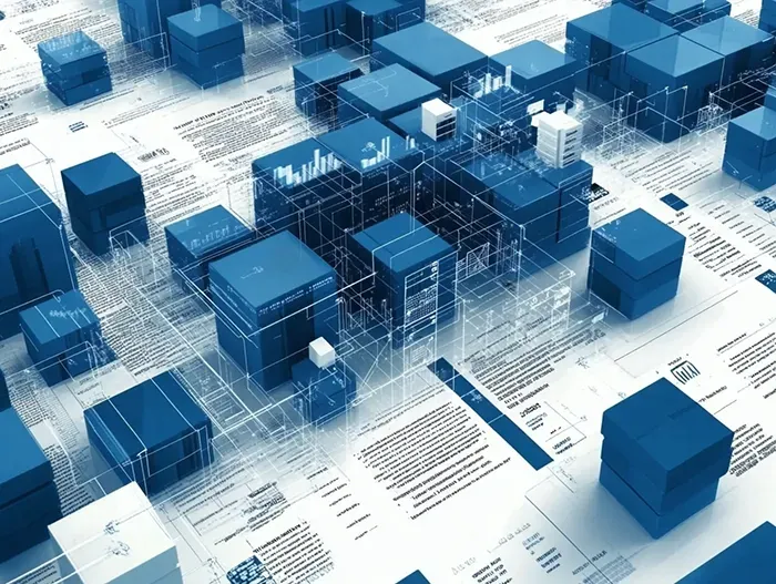 a computer graphic of data modules