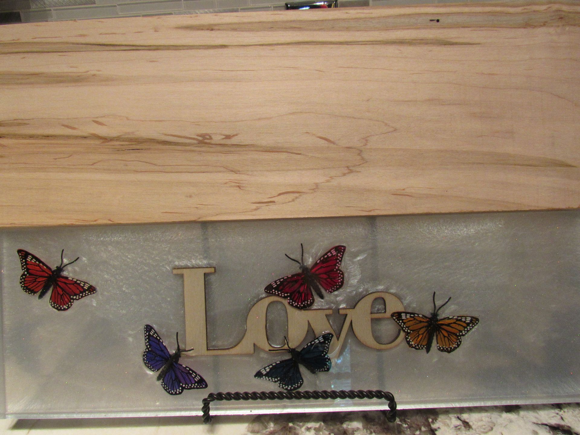 Charcuterie Board - Love Butterflies