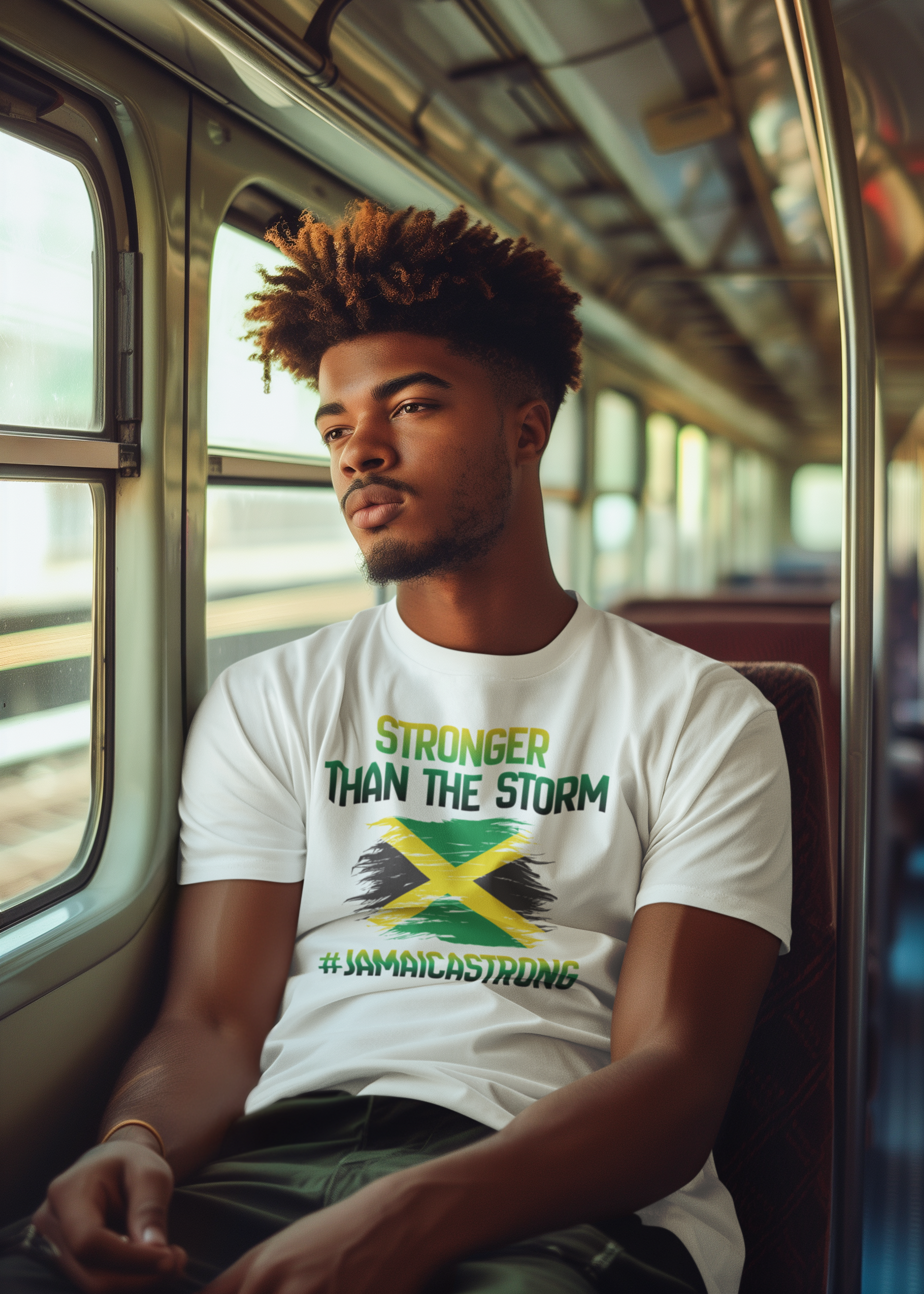Jamaica Strong - Stronger than the Storm - Flag