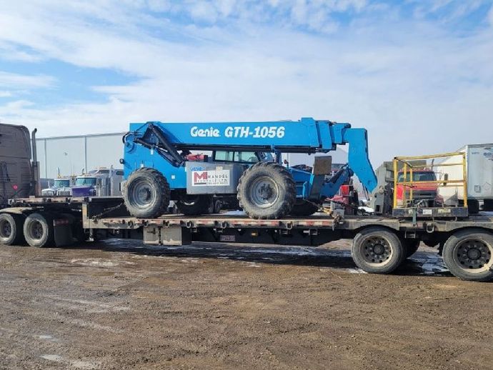 Genie GTH-1056 telehandler on job site