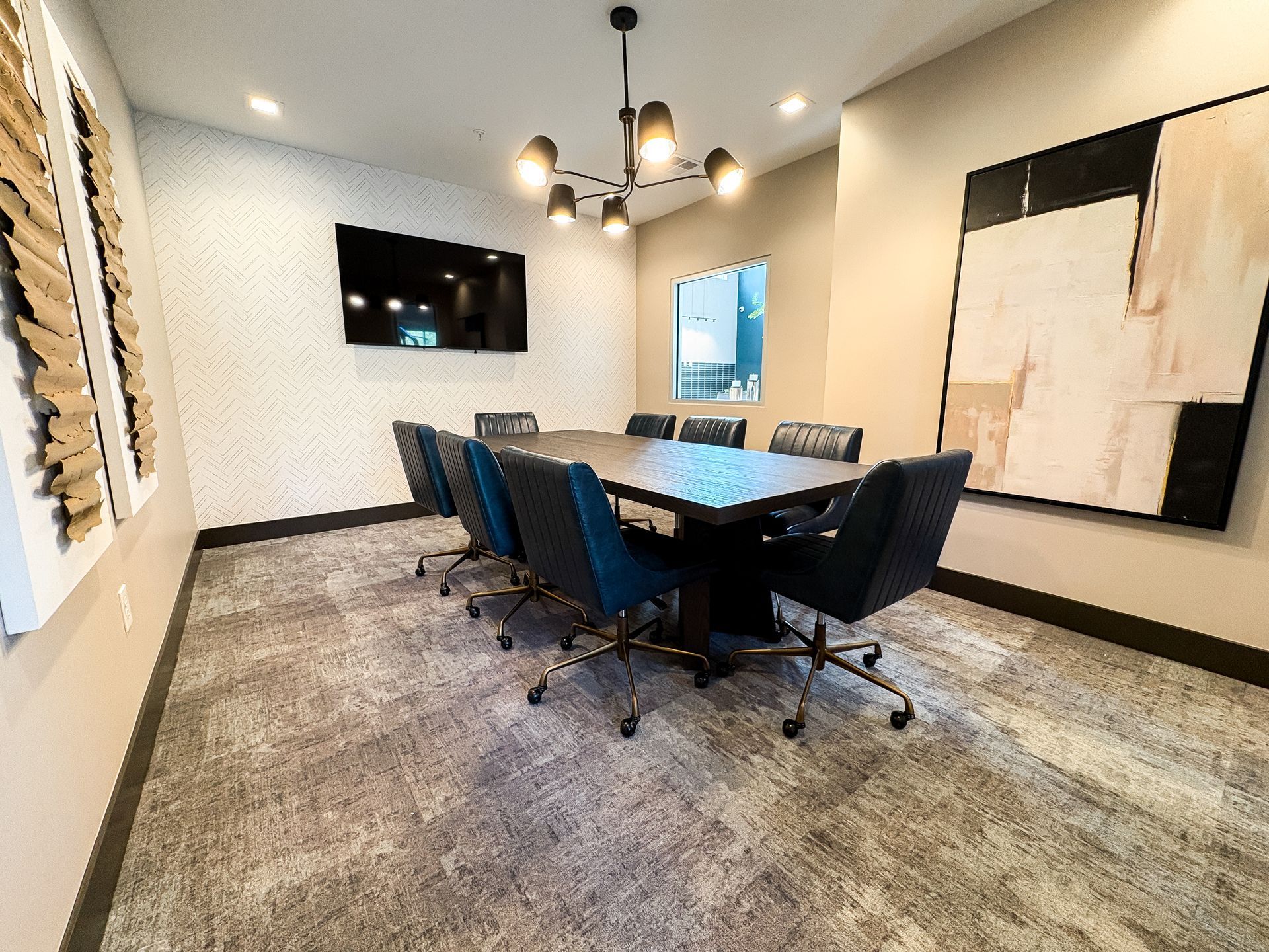 conference room at Woods of West Carmel in Zionsville, IN.