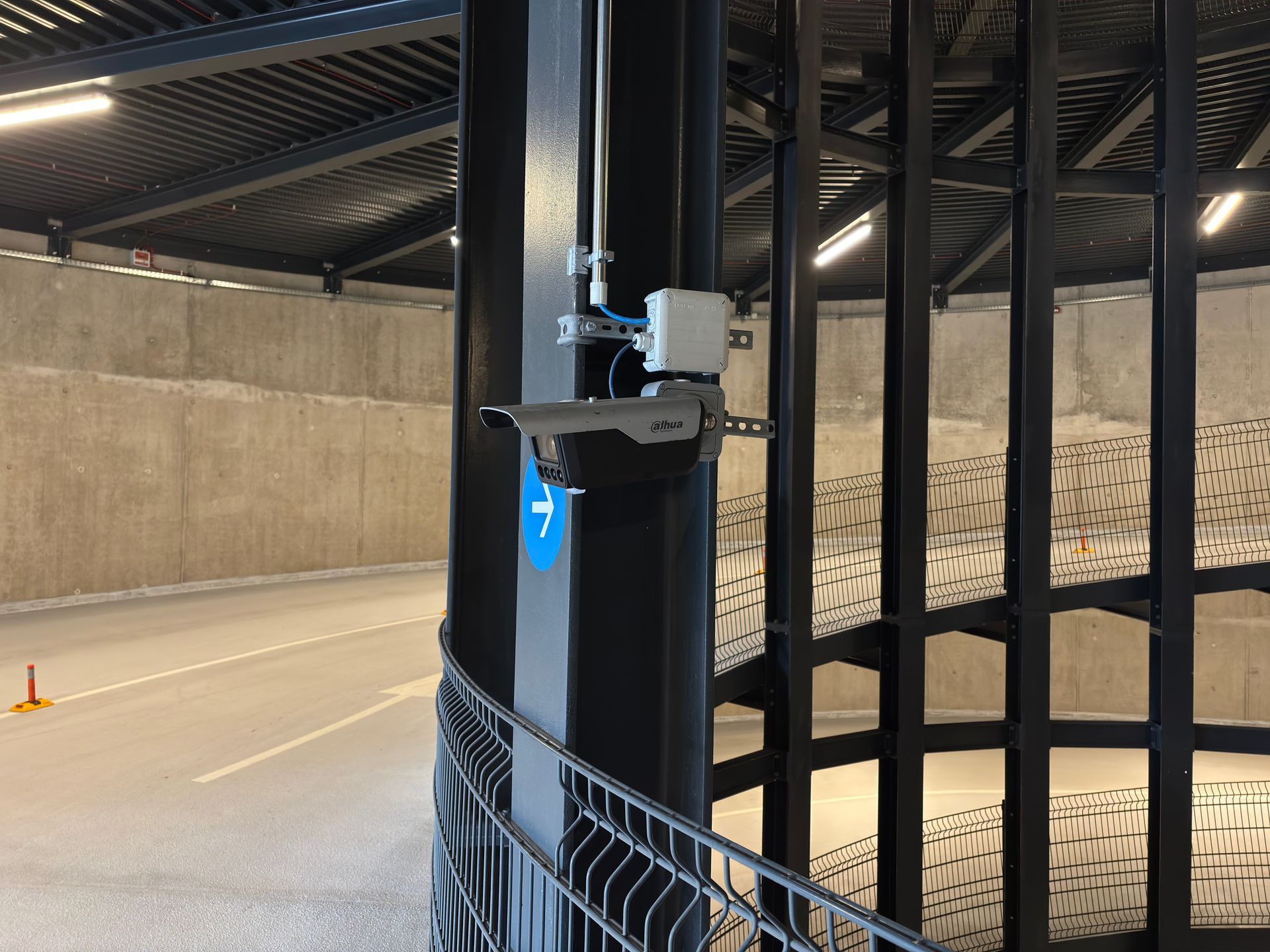 travée sortie parking