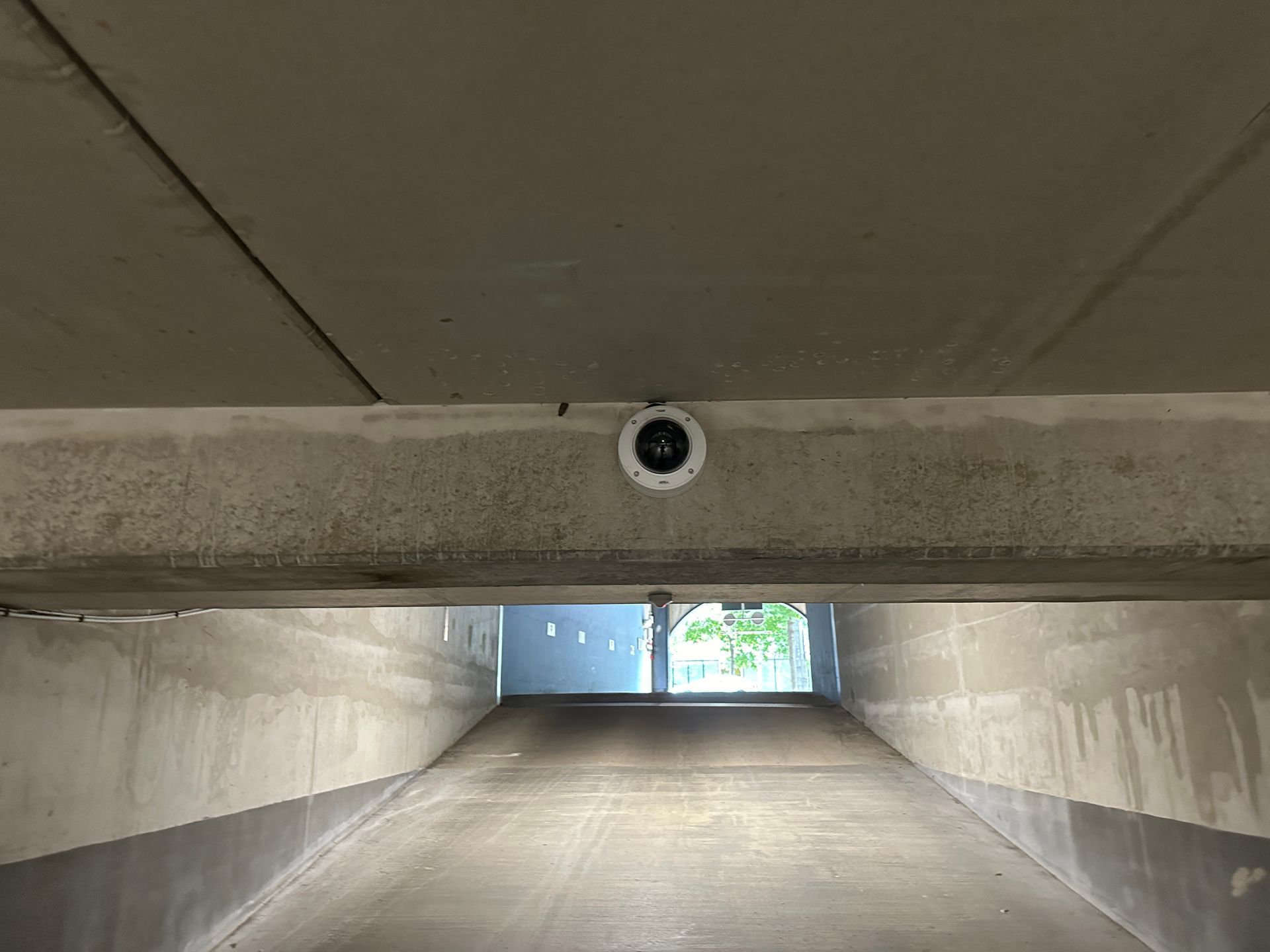 travée sortie parking