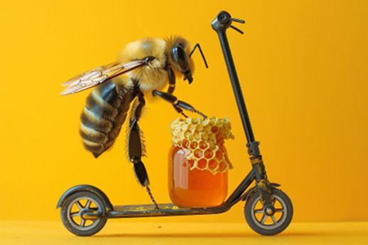 Online Shop run um das Theme Bienen