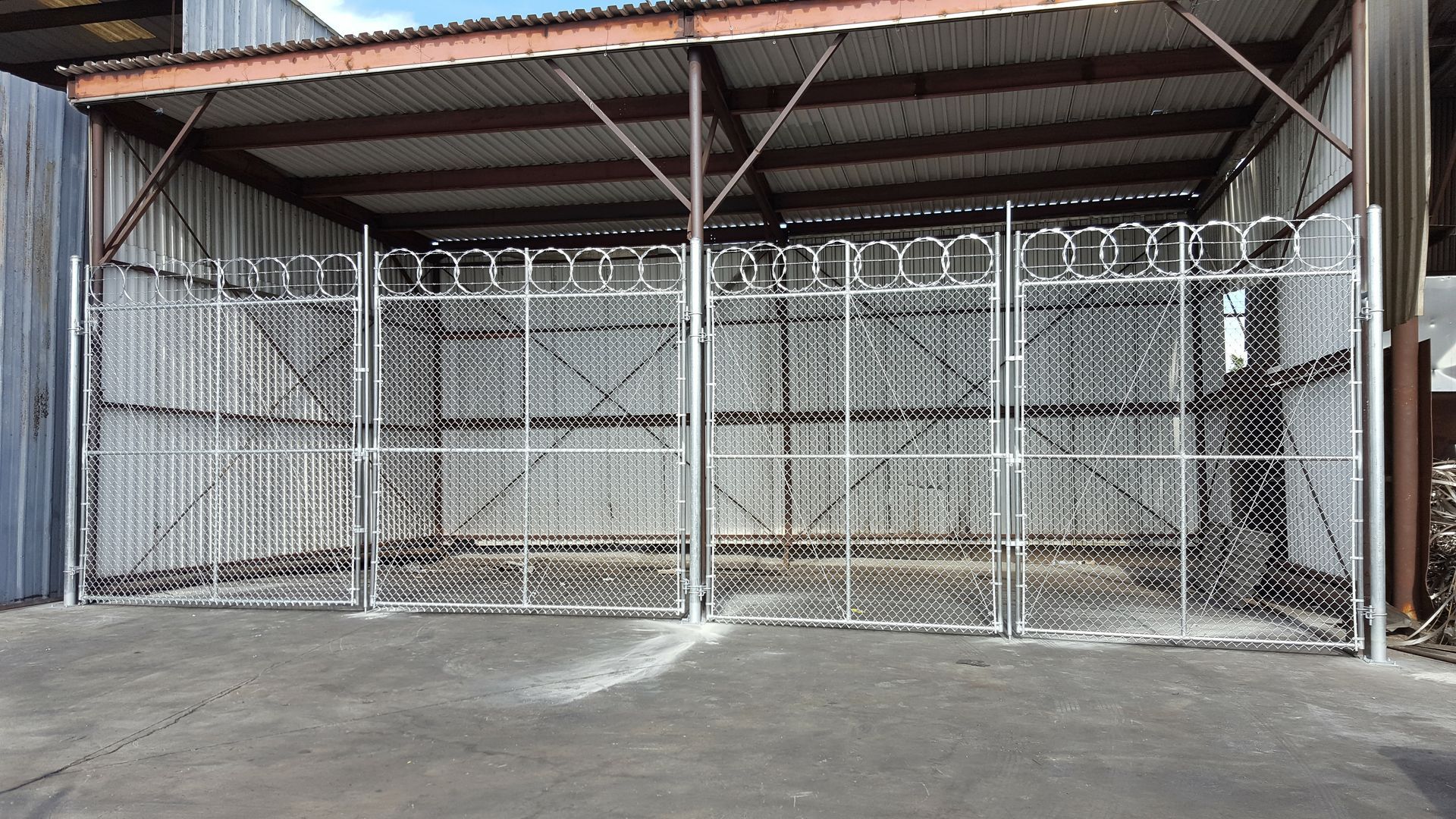 Chain-link fencing project completed for a Southern California client