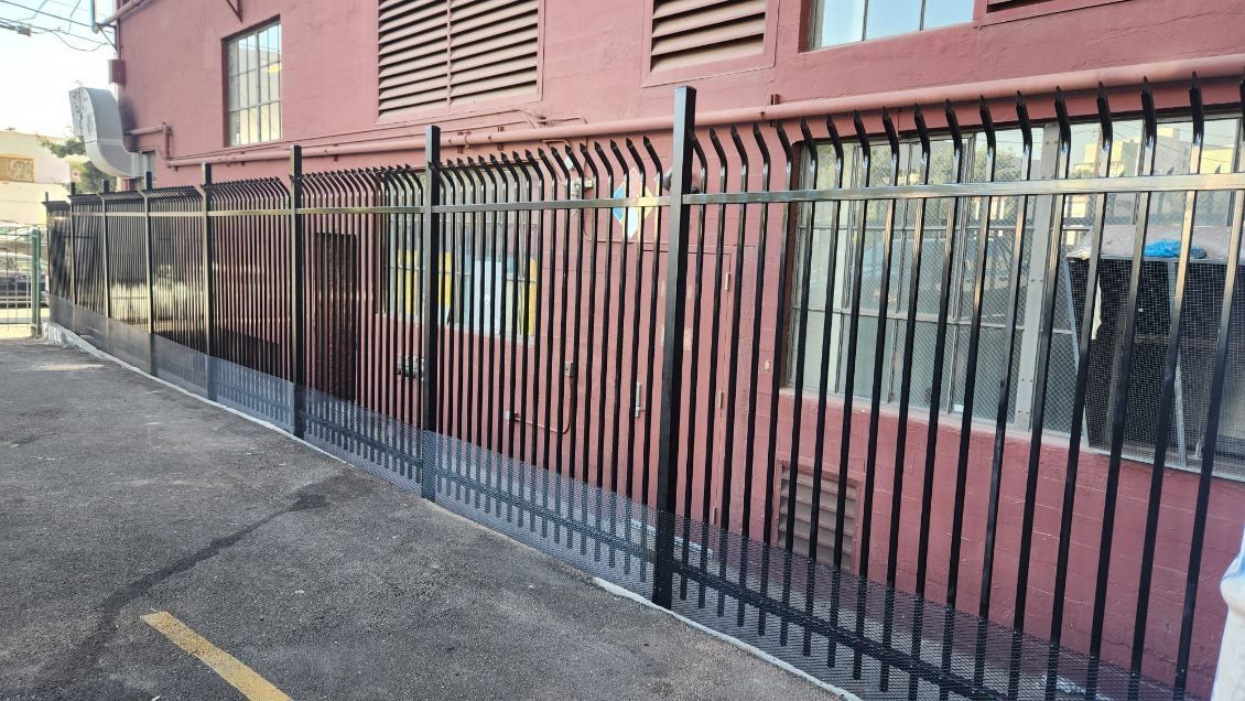 Iron fencing project finished in Los Angeles County