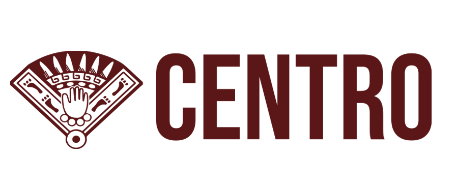 The centro logo is a fan with a hand on it.