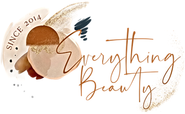 A logo for a beauty company called everything beauty.