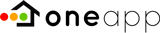 A logo for one app with a house on it