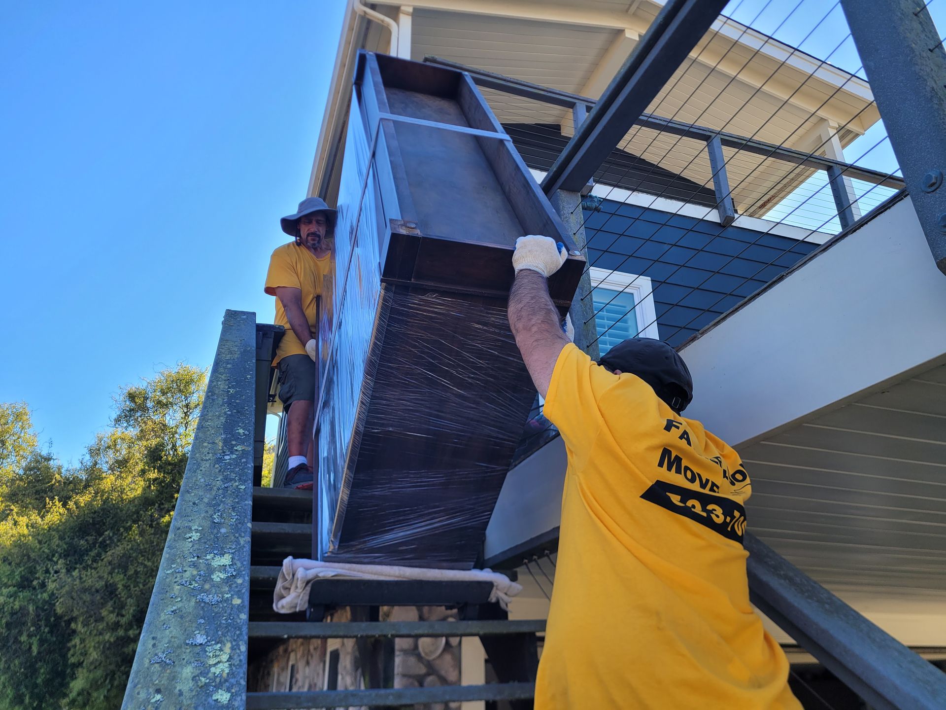 Loading heavy furniture