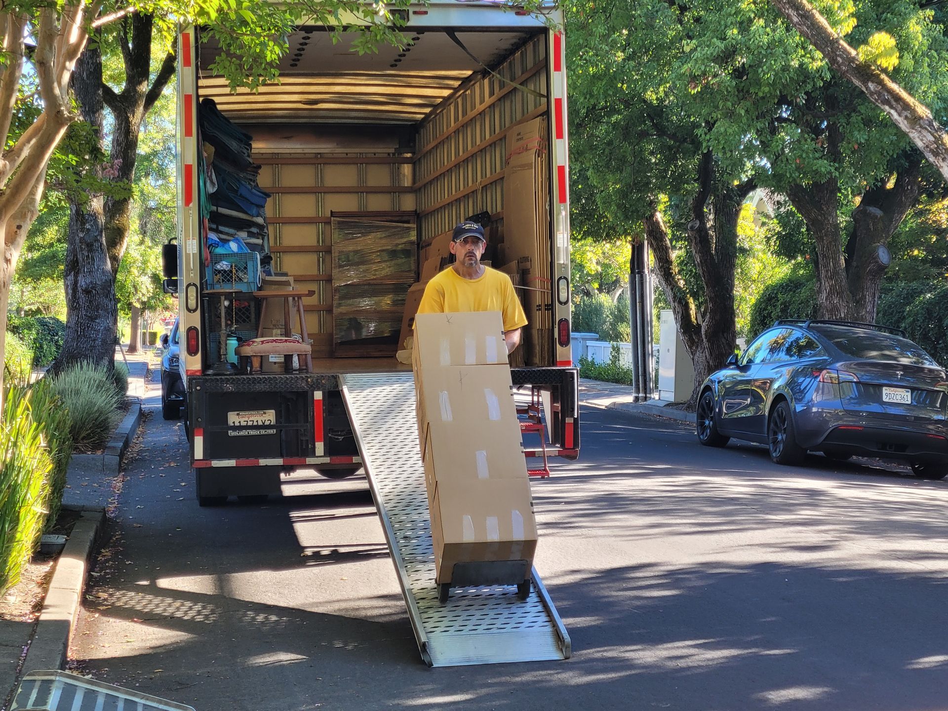 Bringing all the loaded items to new destination