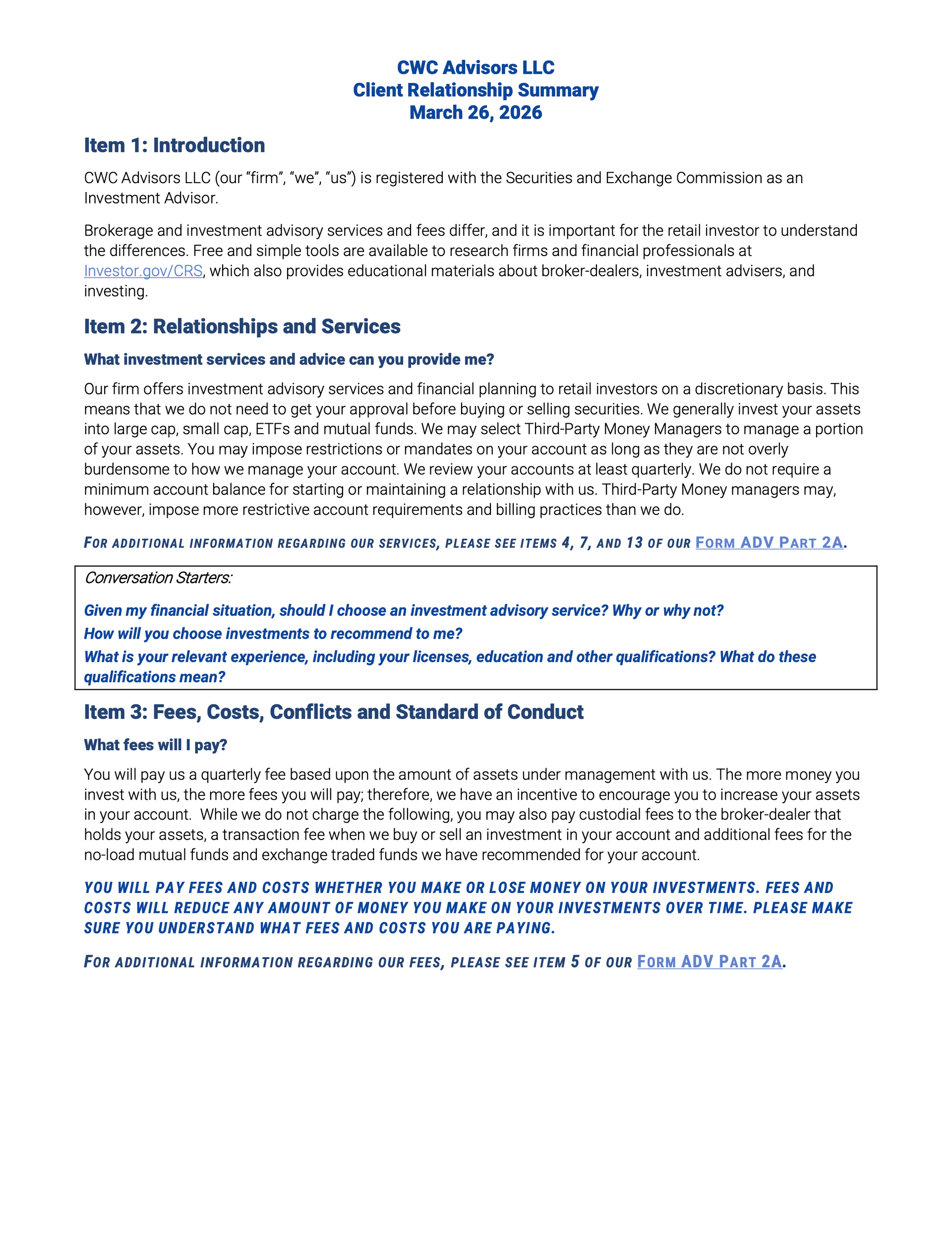 Blurred screenshot of a document with blue headings and paragraphs on a white page