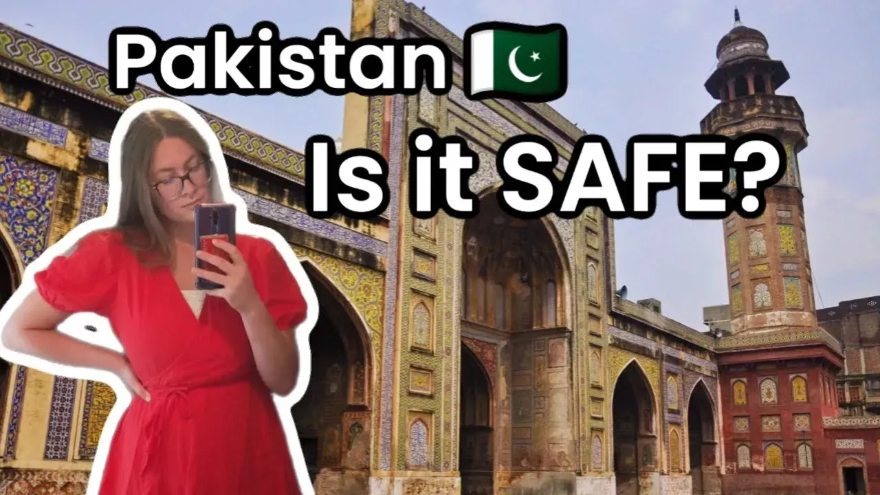 YouTube video discussing travel safety in Pakistan