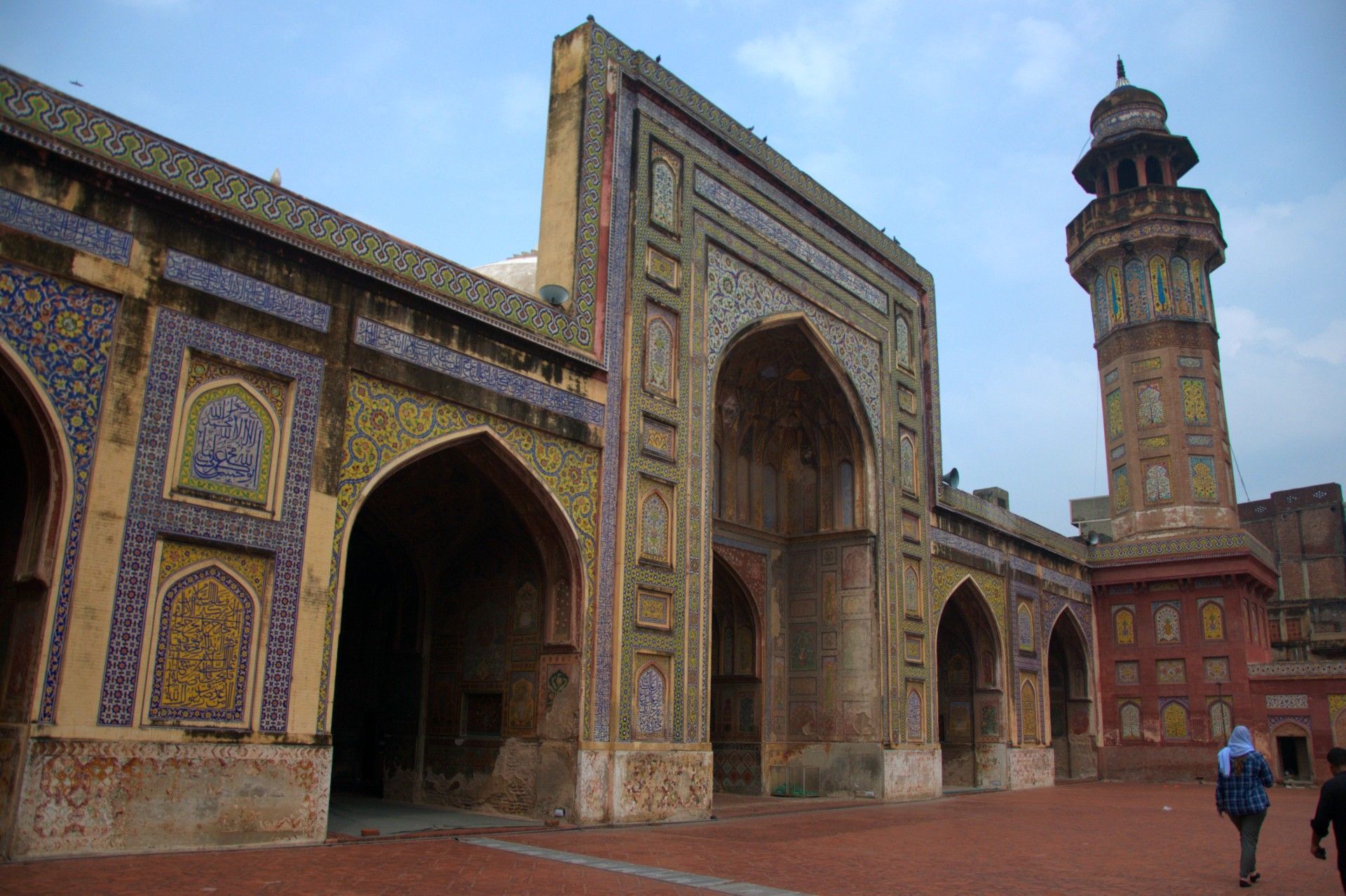 Wazir Khan Mosque, in the Walled City of Lahore, Punjab, Pakistan