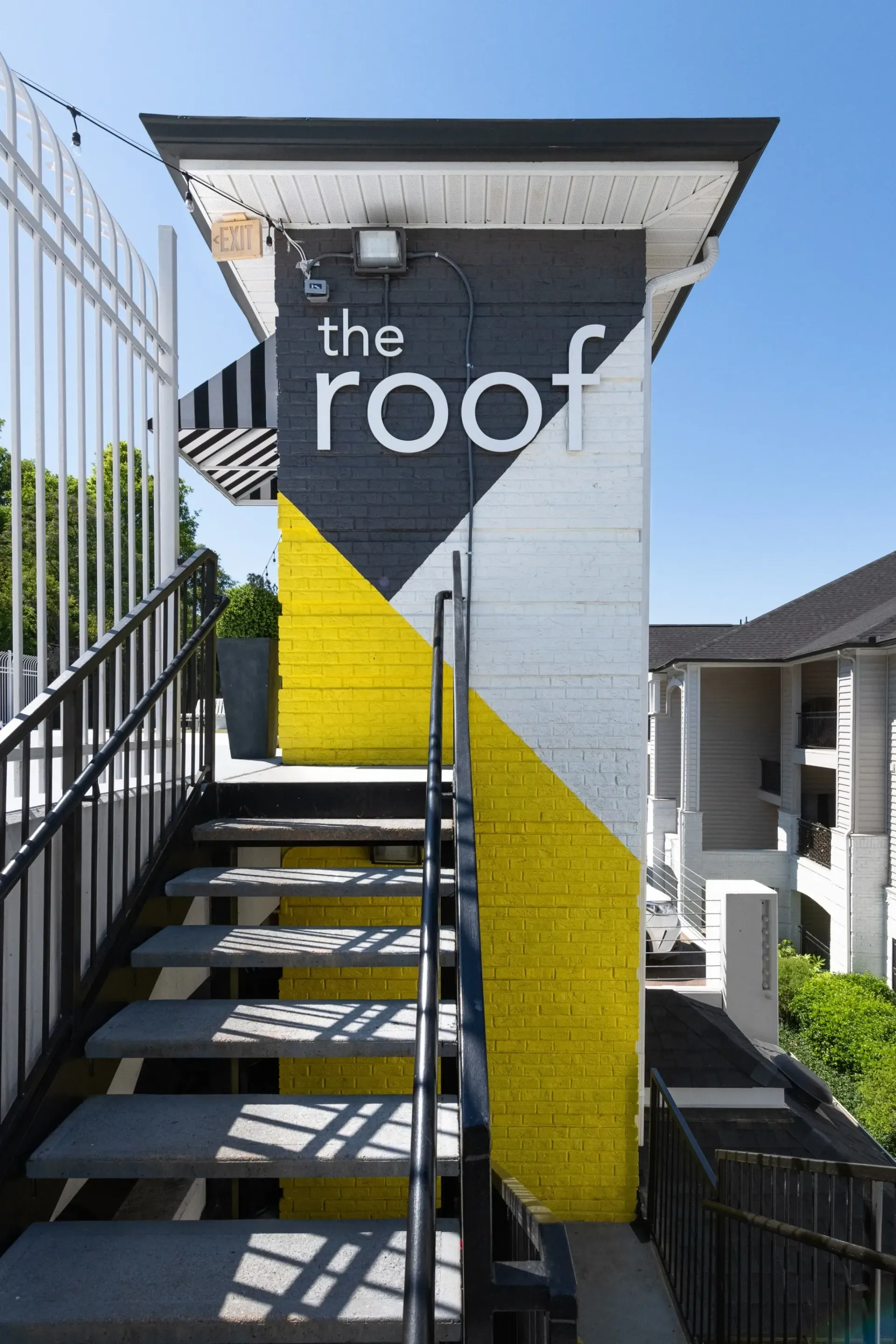 Exterior stairs with