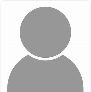Gray generic user profile icon on a white background