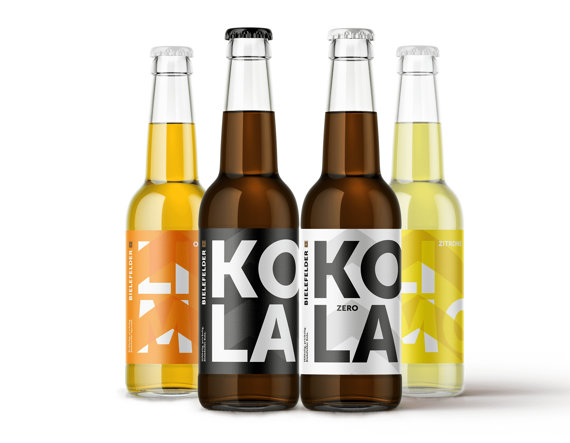 Das Kola- und Limo-Sortiment aus der Bielefeler Braumanufaktur.
