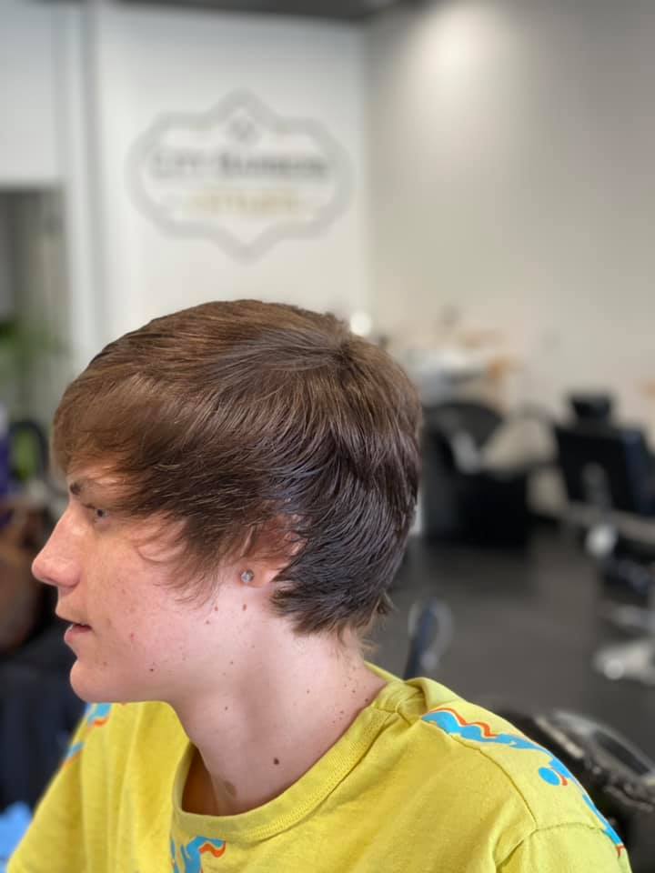 Before Cutting the Hair | Cheyenne, WY | City Barbers & Stylists