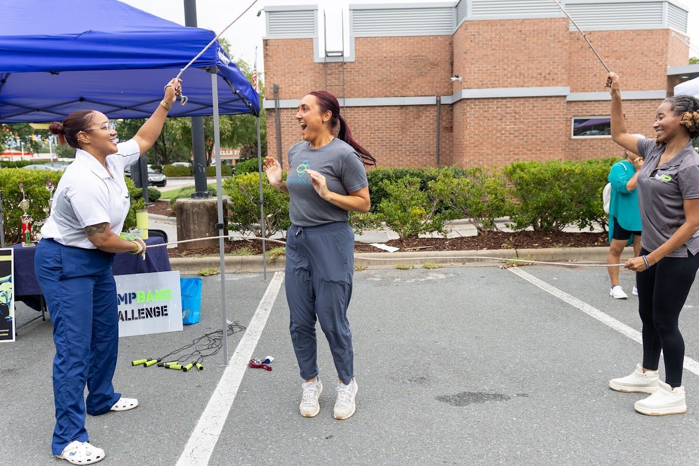 Staff at Back to School Event