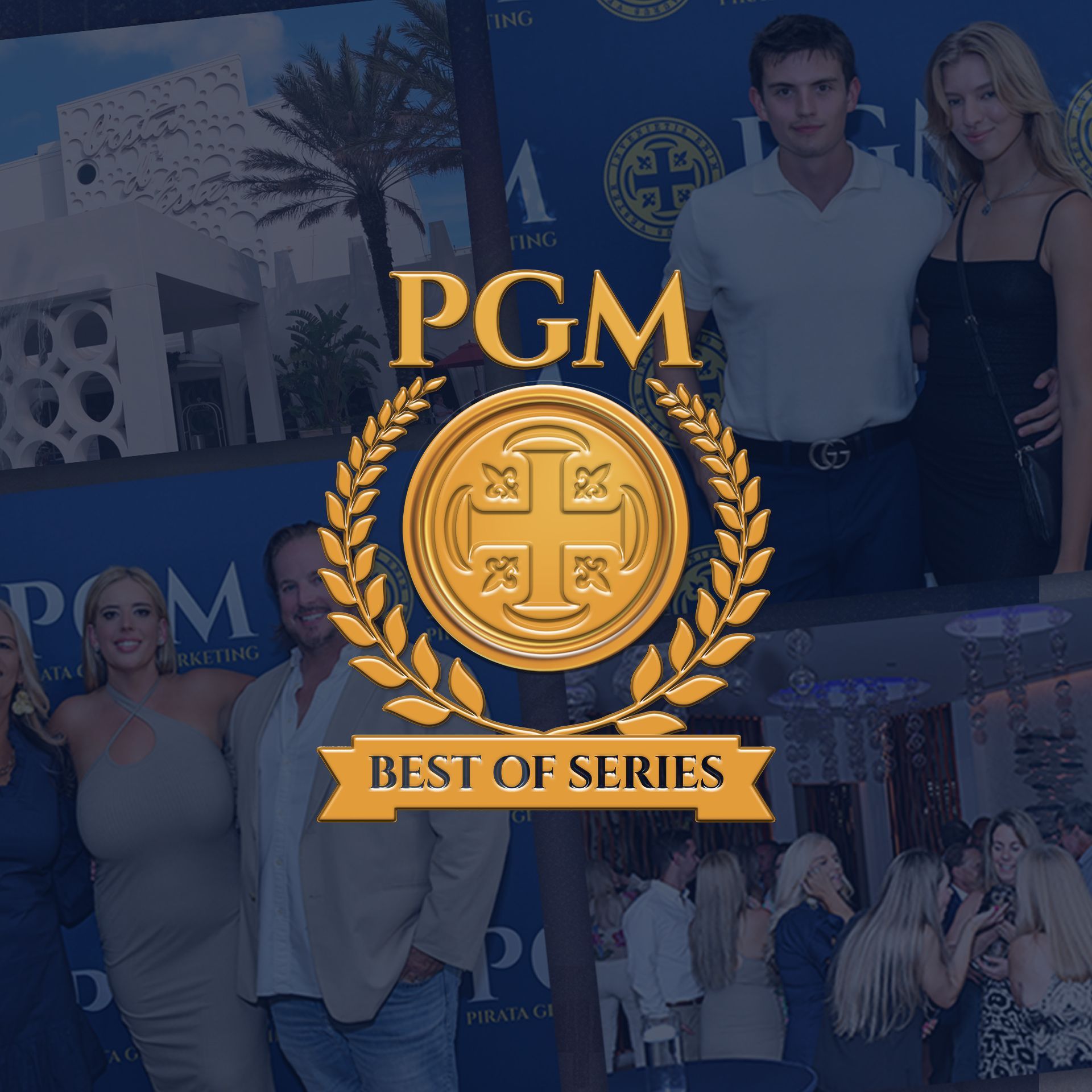 PGM Best of Series Logo with banner background