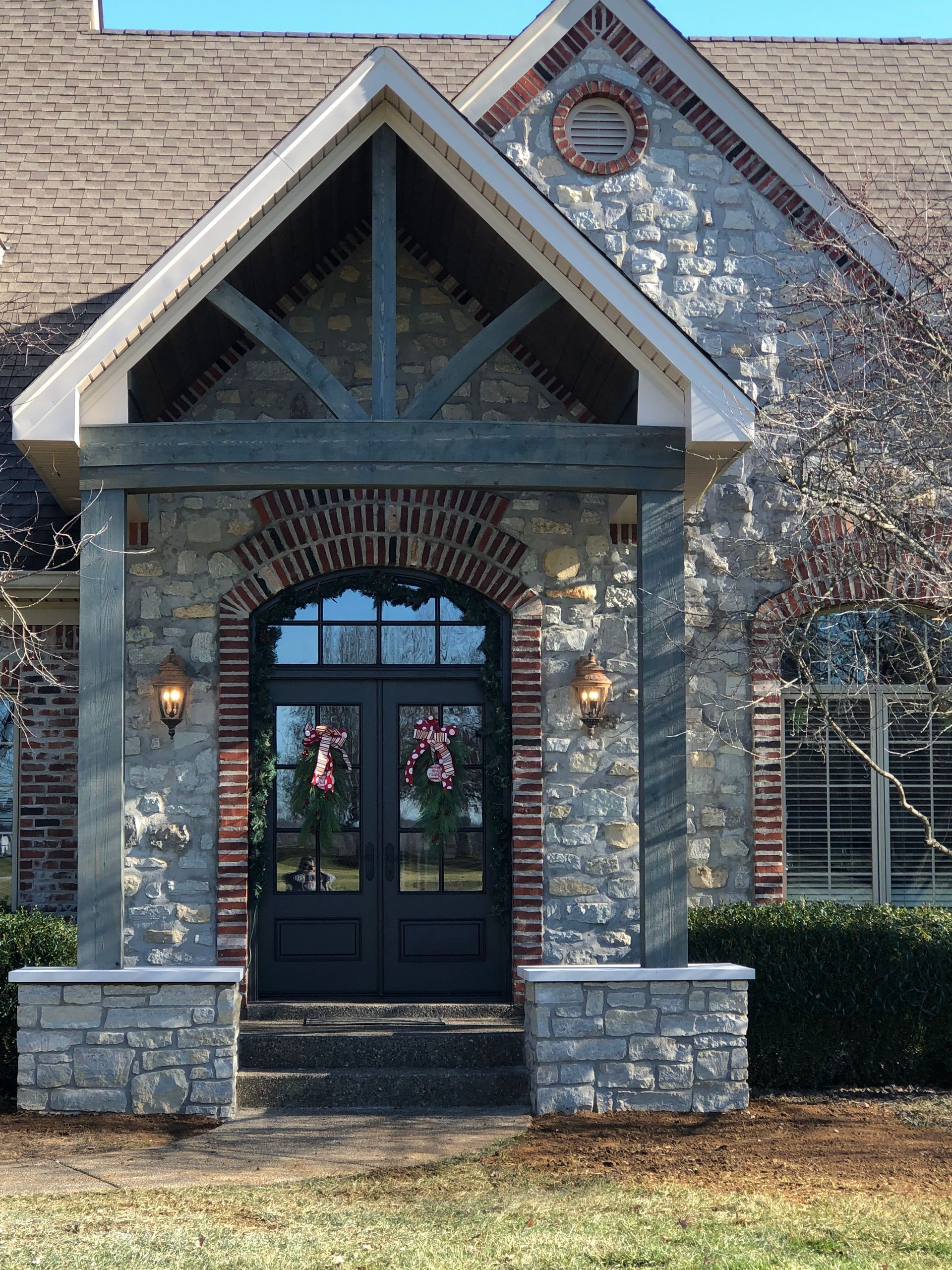 Front View of A Covered Porch | Sellersburg, IN | Turnkey Builders
