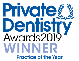 Private Dentistry Awards 2019 winner logo, Practice of the Year