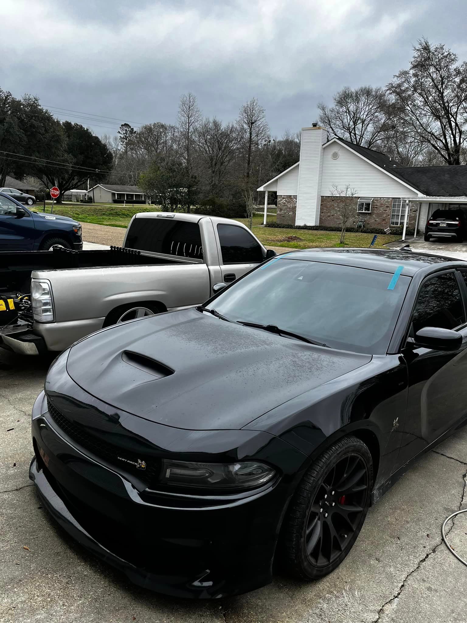 After a Windshield Replacement and Tint on a Dodge Charger in Walker, LA