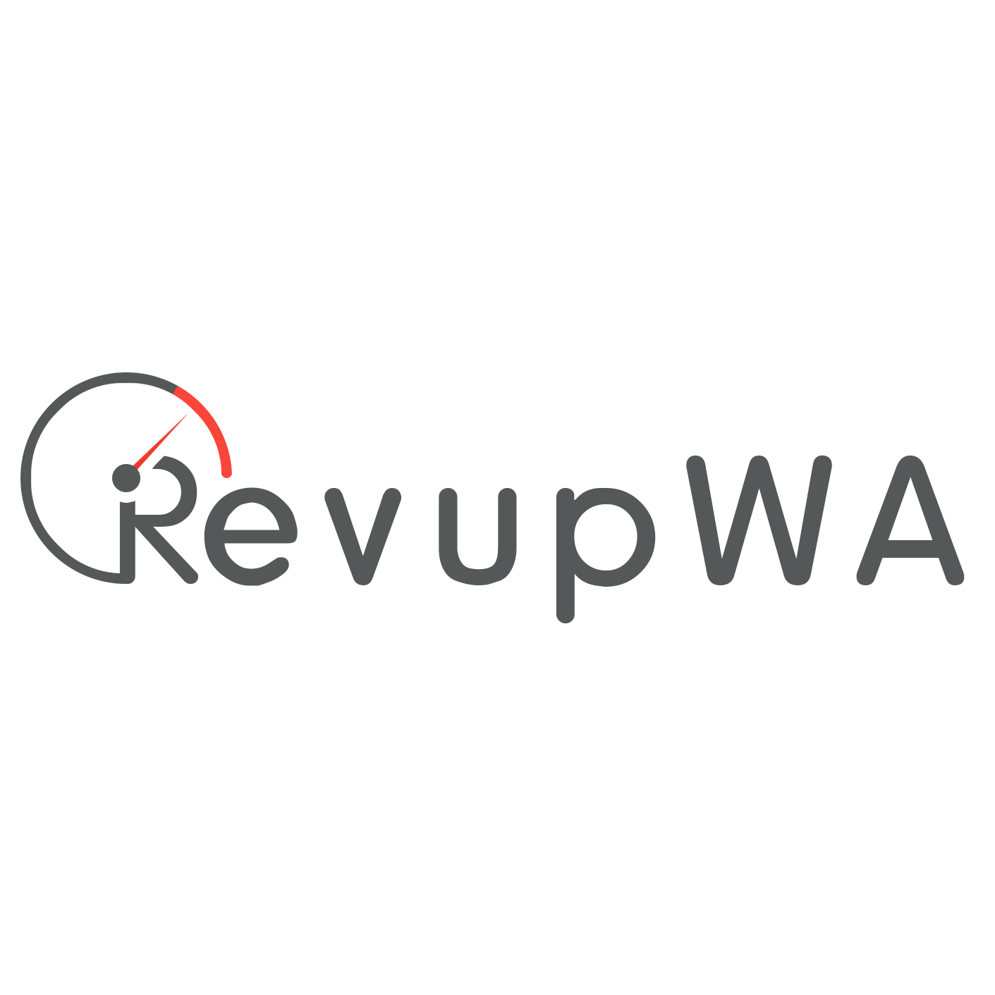 It is a logo for a company called revupwa.