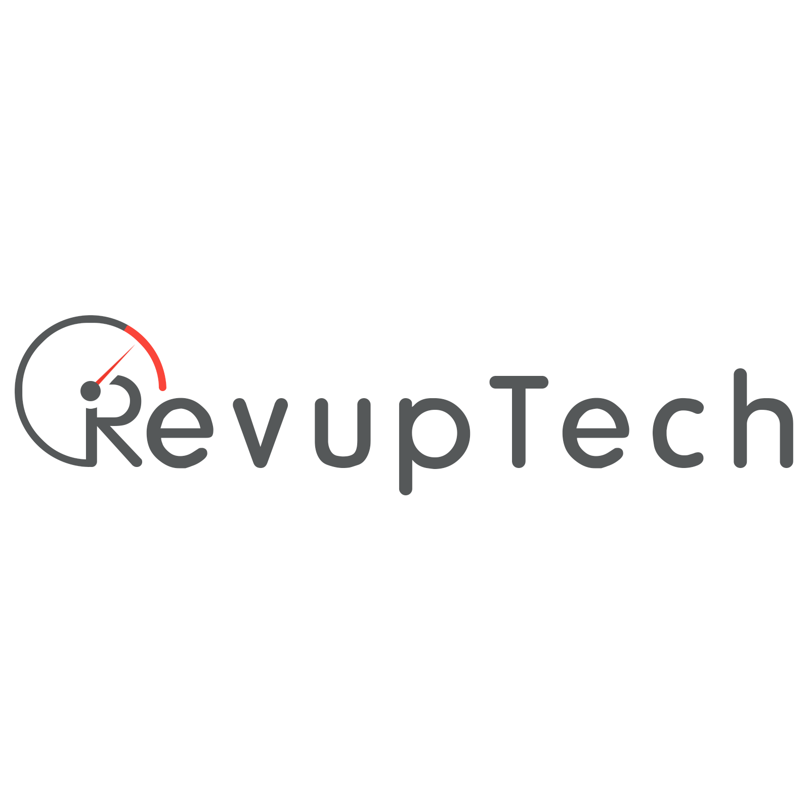 The revuptech logo is on a white background.