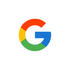 Google-„G“-Logo in Rot, Gelb, Grün und Blau auf weißem Hintergrund
