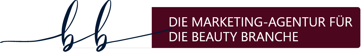 A logo for die marketing agentur fur die beauty branche