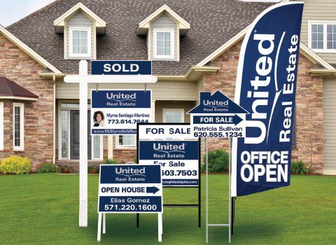 custom real estate signs