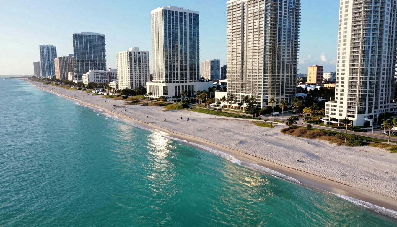 Miami Beach Aerial View