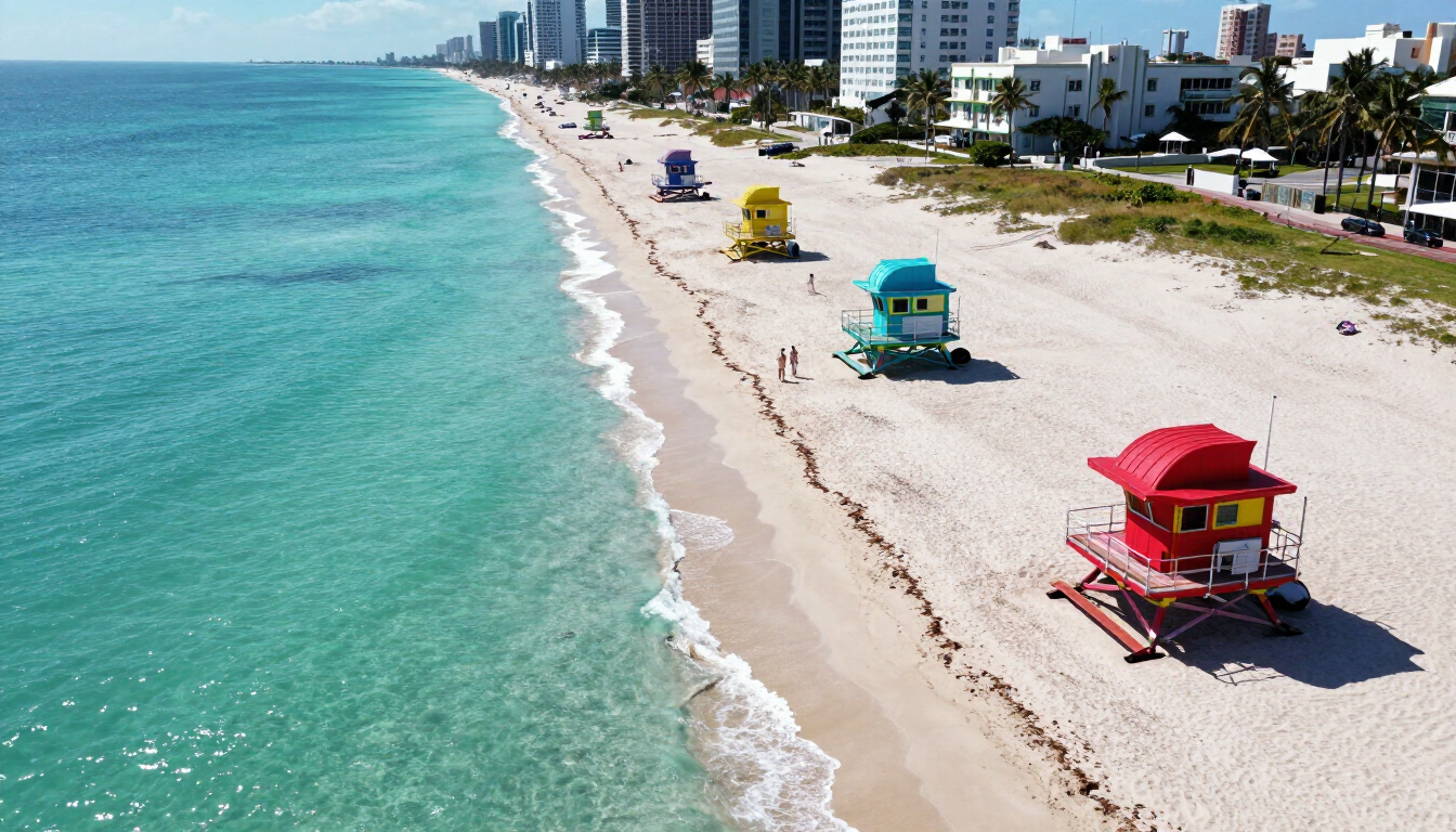 Miami Beach Boardwalk View